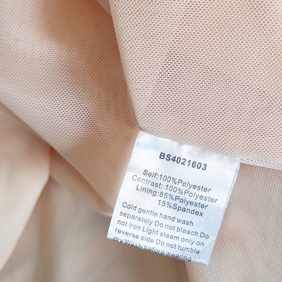 Elliatt Tingle Chemical Lace Sleeveless Midi Dress in Lilac Blue Nude Medium - Picture 14 of 15